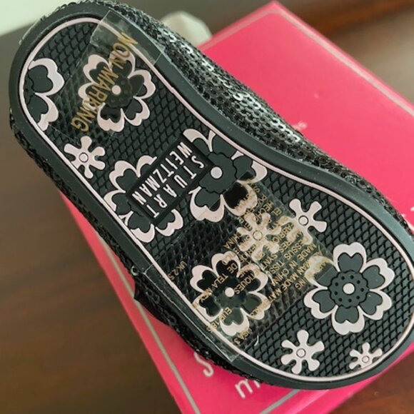 Stuart Weitzman Baby Shoes –Black NWT - size 3 – fits 6-9 months - Picture 4 of 9